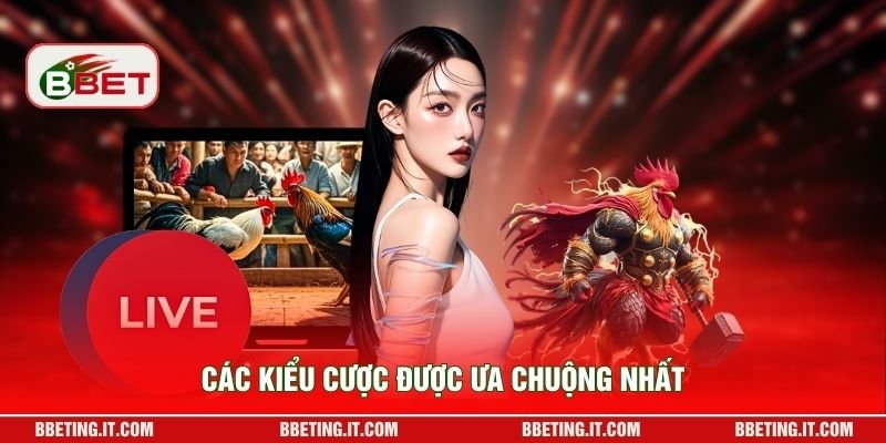 Các kiểu cược được ưa chuộng nhất
