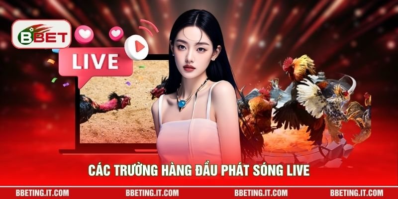 Các trường hàng đầu phát sóng live