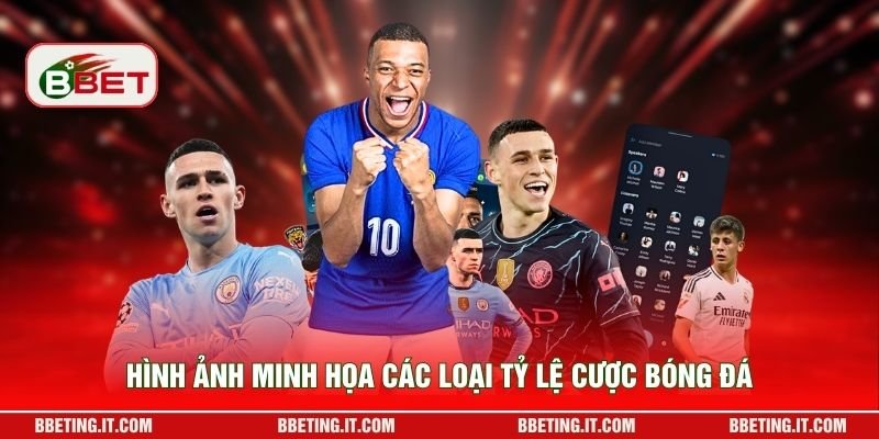 Hình ảnh minh họa các loại tỷ lệ cược bóng đá